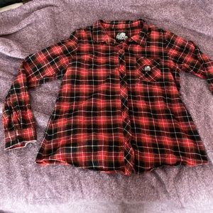 Sketchy Tank Mariposa Flannel